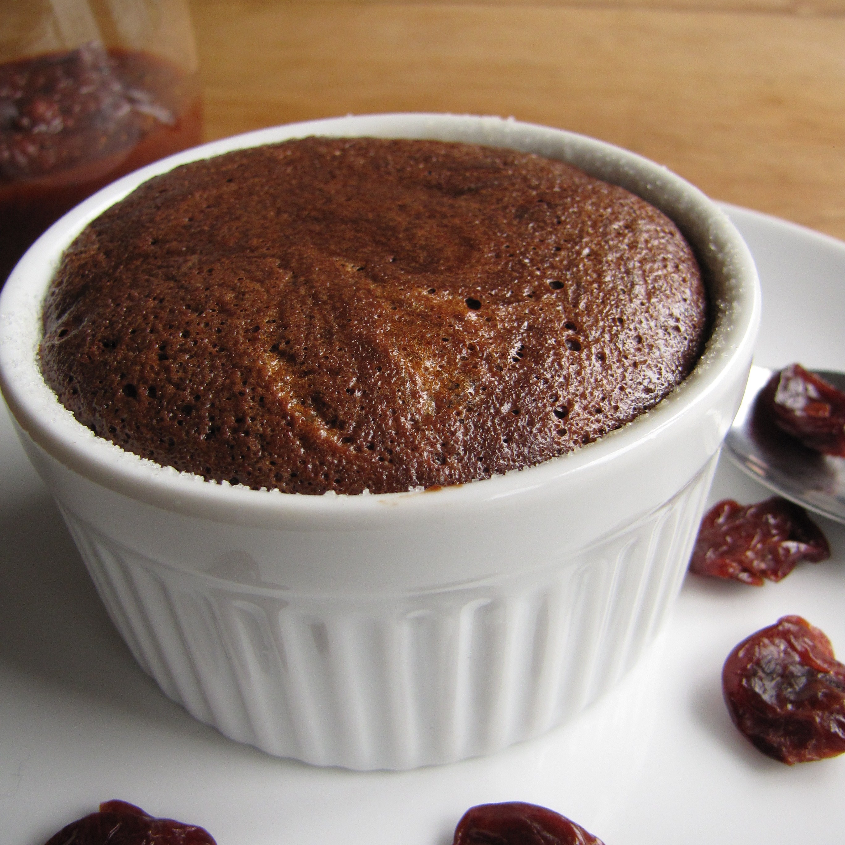 RD #3 – Spicy Cherry-Chocolate Souffles