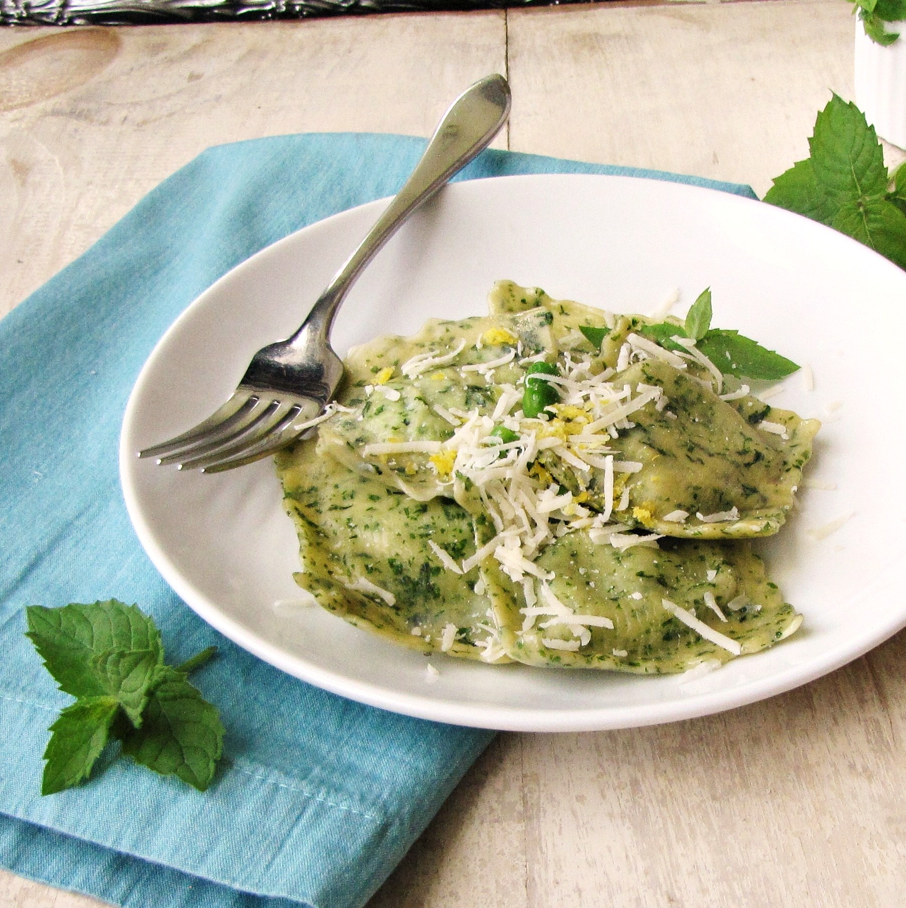 Mint Ravioli