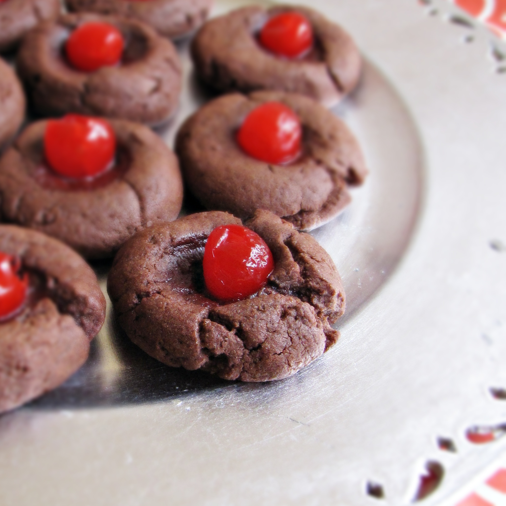 Chocolate Covered Cherry Cookies Katie At The Kitchen Door 5591