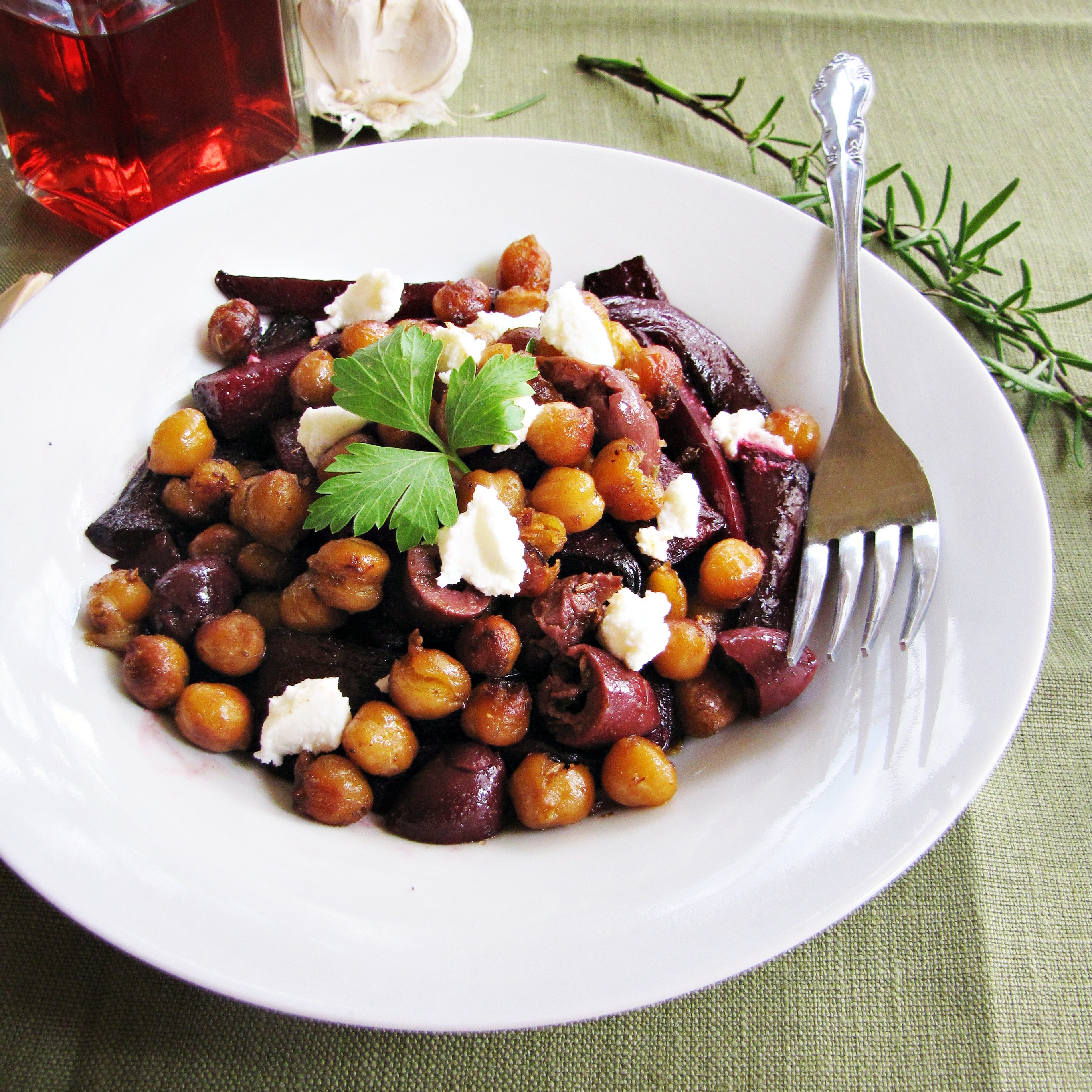 Beet and Chickpea Salad