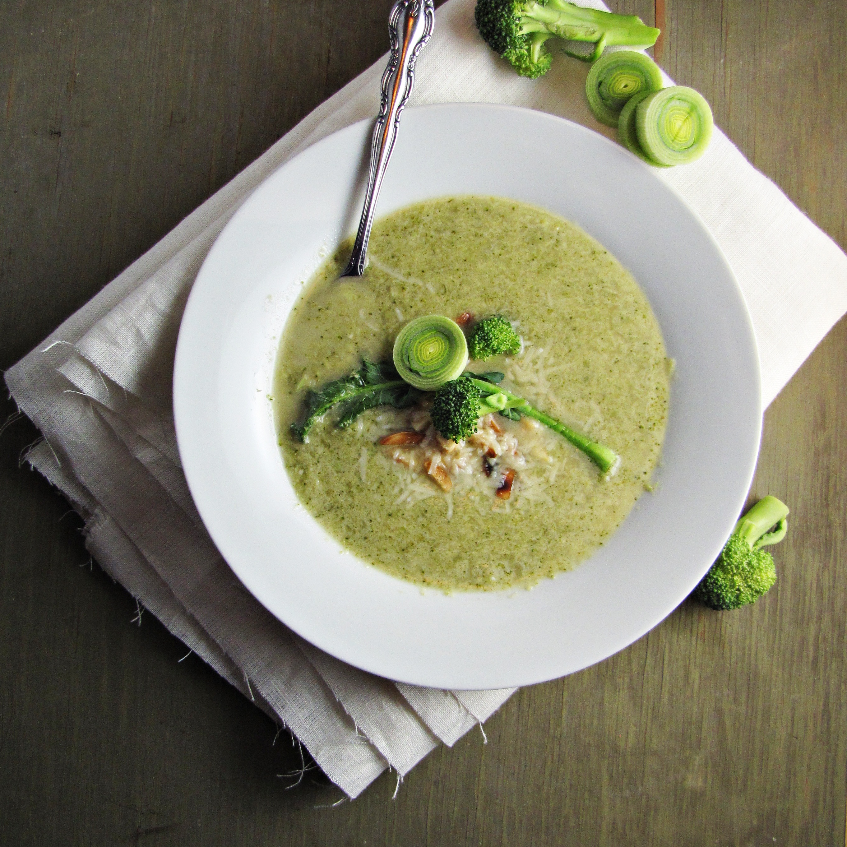 Broccoli and Edamame Soup