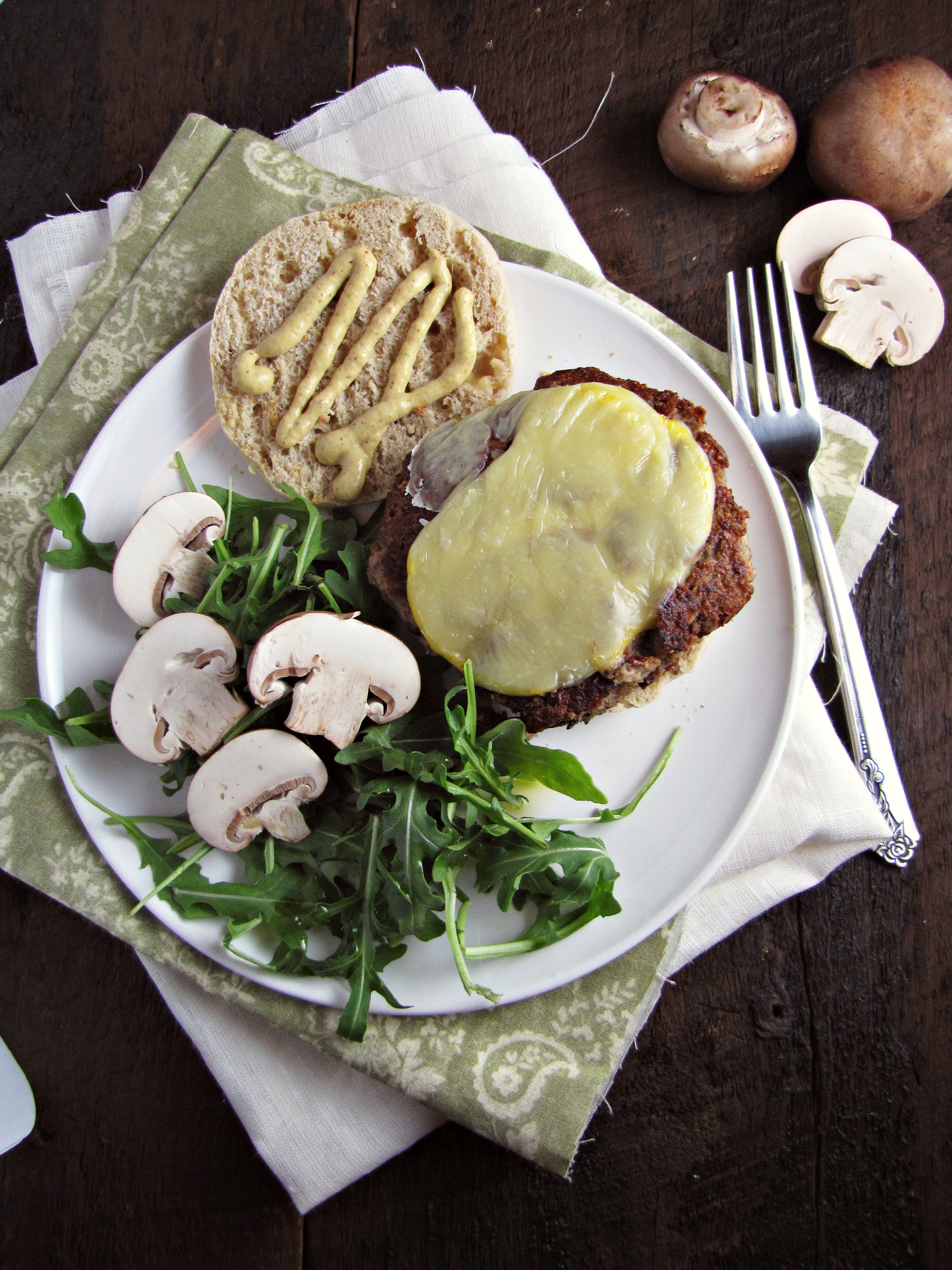 Greatist Collaboration: Mushroom and Olive Veggie Burgers