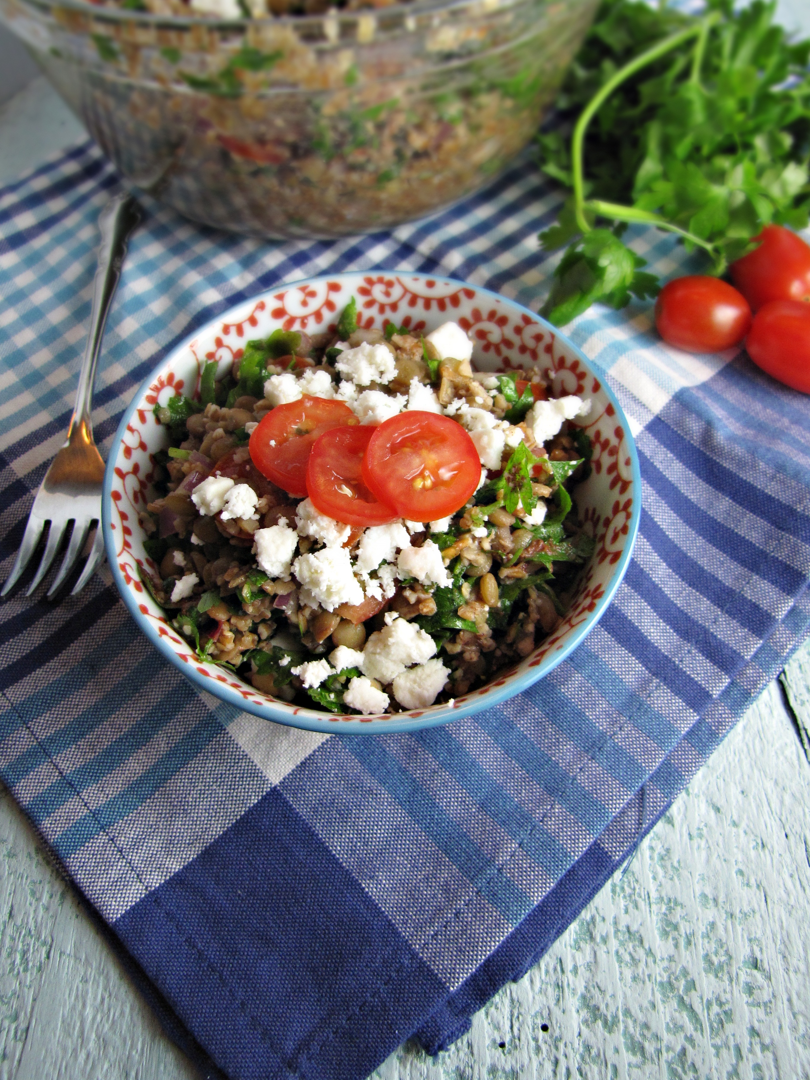 Greatist Collaboration: Feta and Lentil Tabbouleh