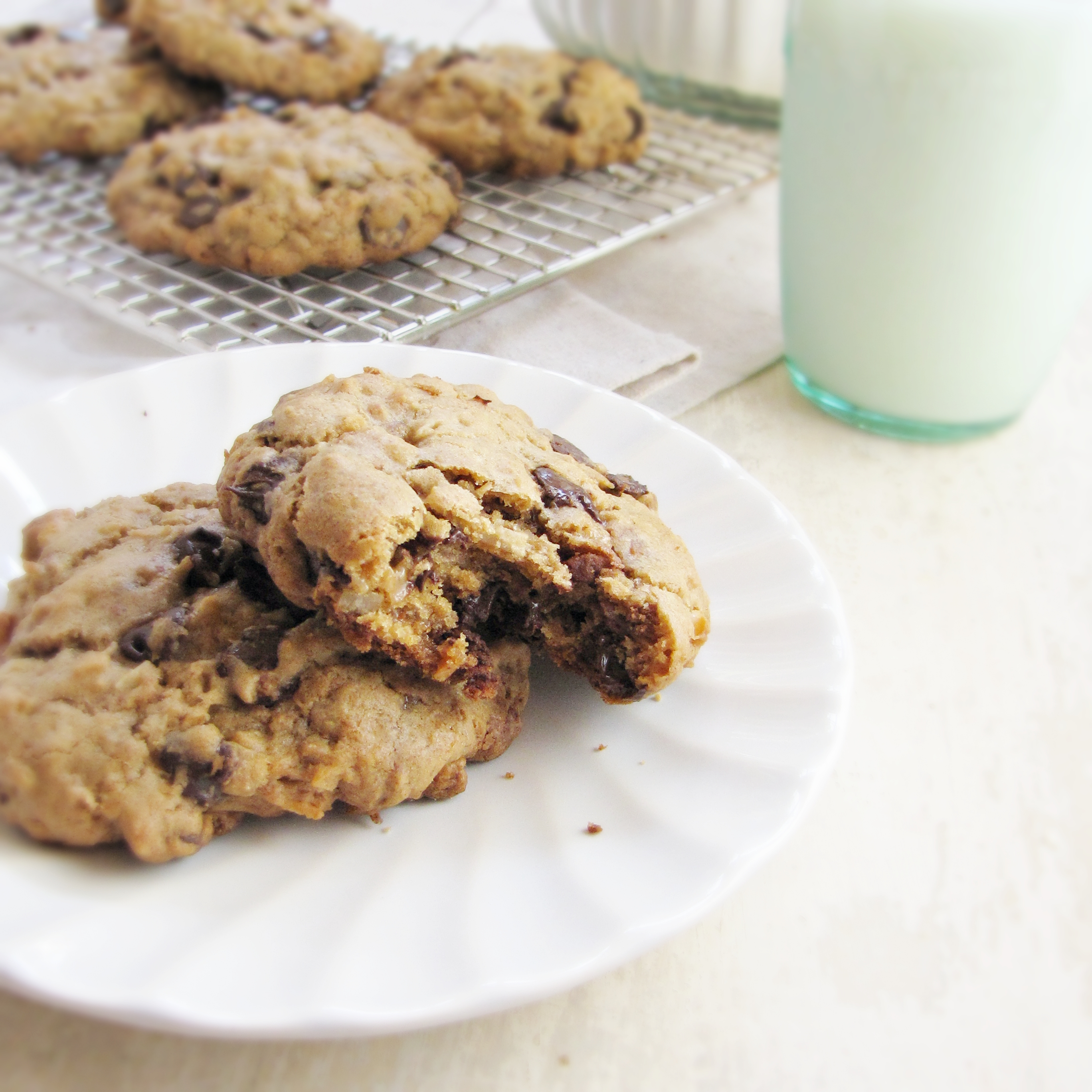 Girlfriends and Toffee-Coconut Crack Cookies