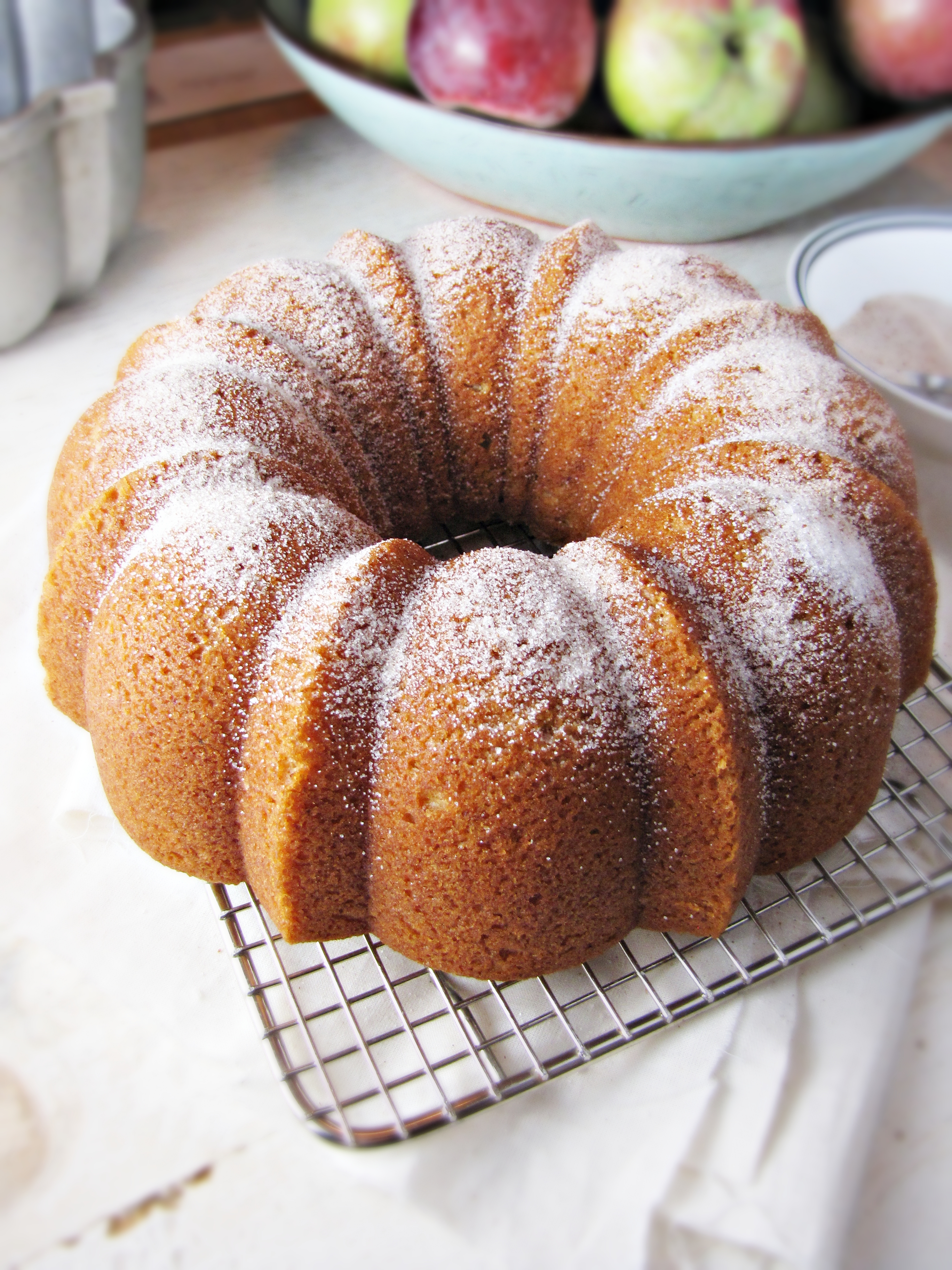 Cooking Fall & Apple Cider Doughnut Cake - Katie at the Kitchen Door