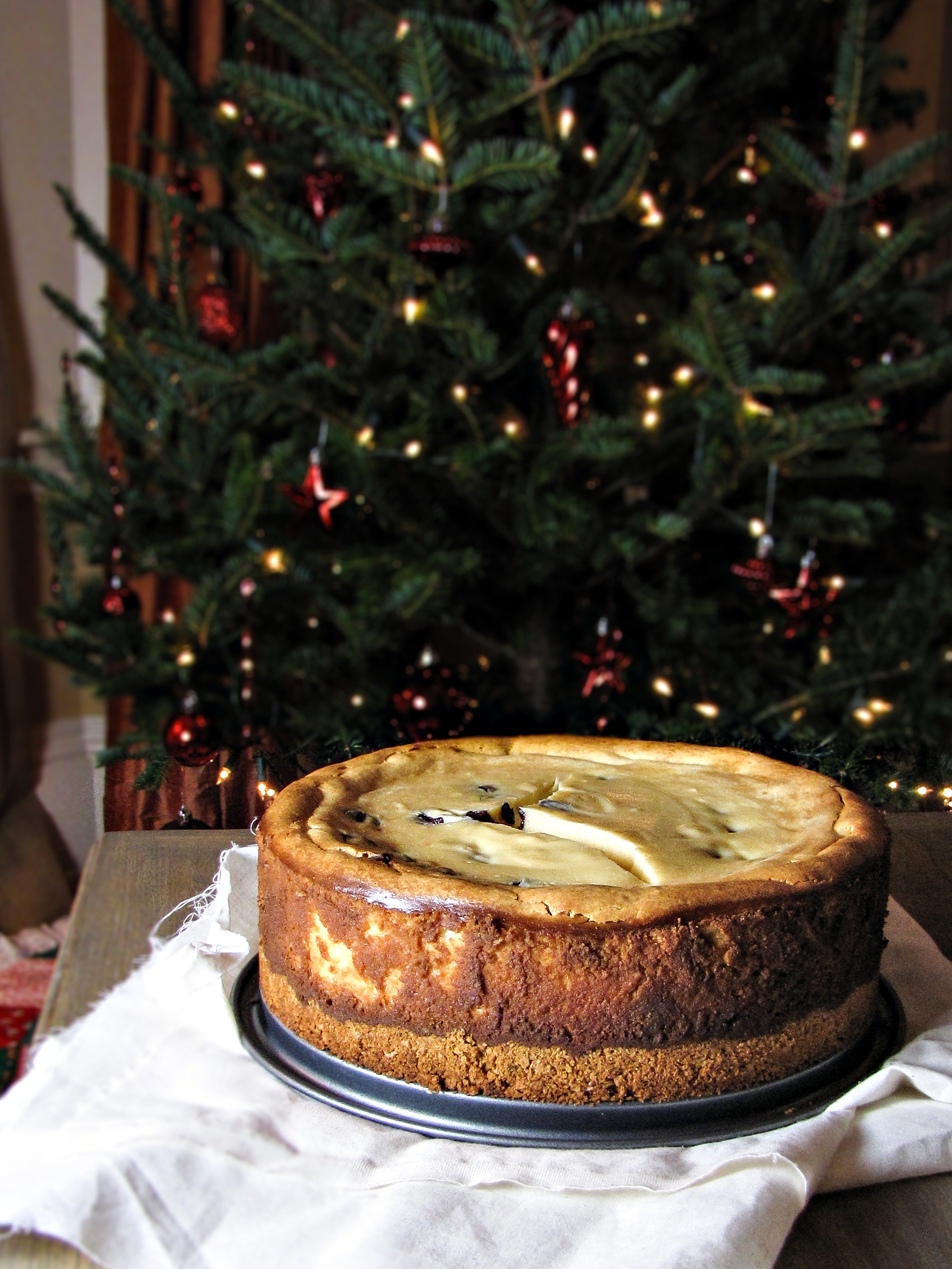 Bailey's Chocolate Chip Cheesecake {Katie at the Kitchen Door}