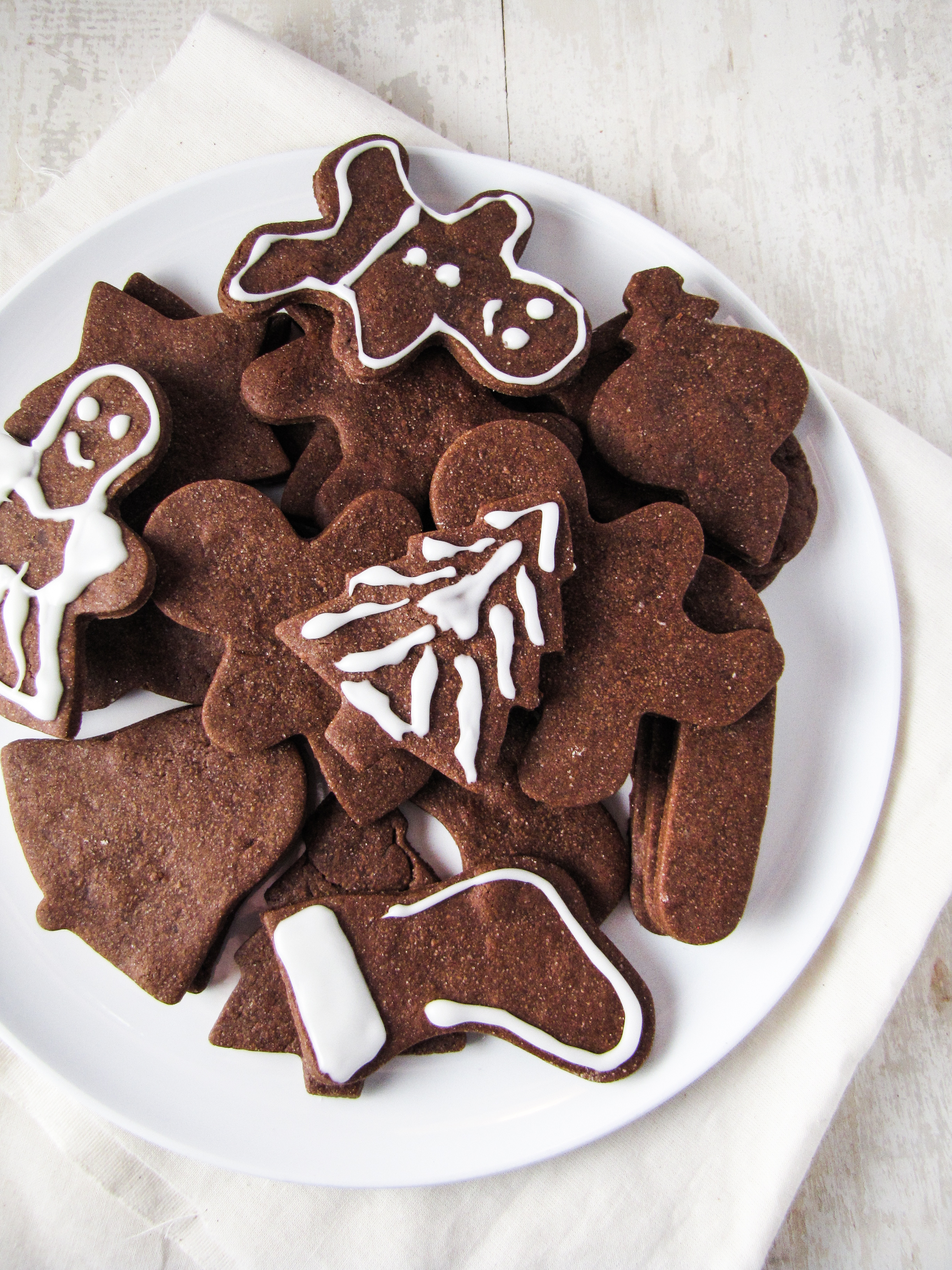 Chocolate Cut-Out Cookies {Katie at the Kitchen Door}