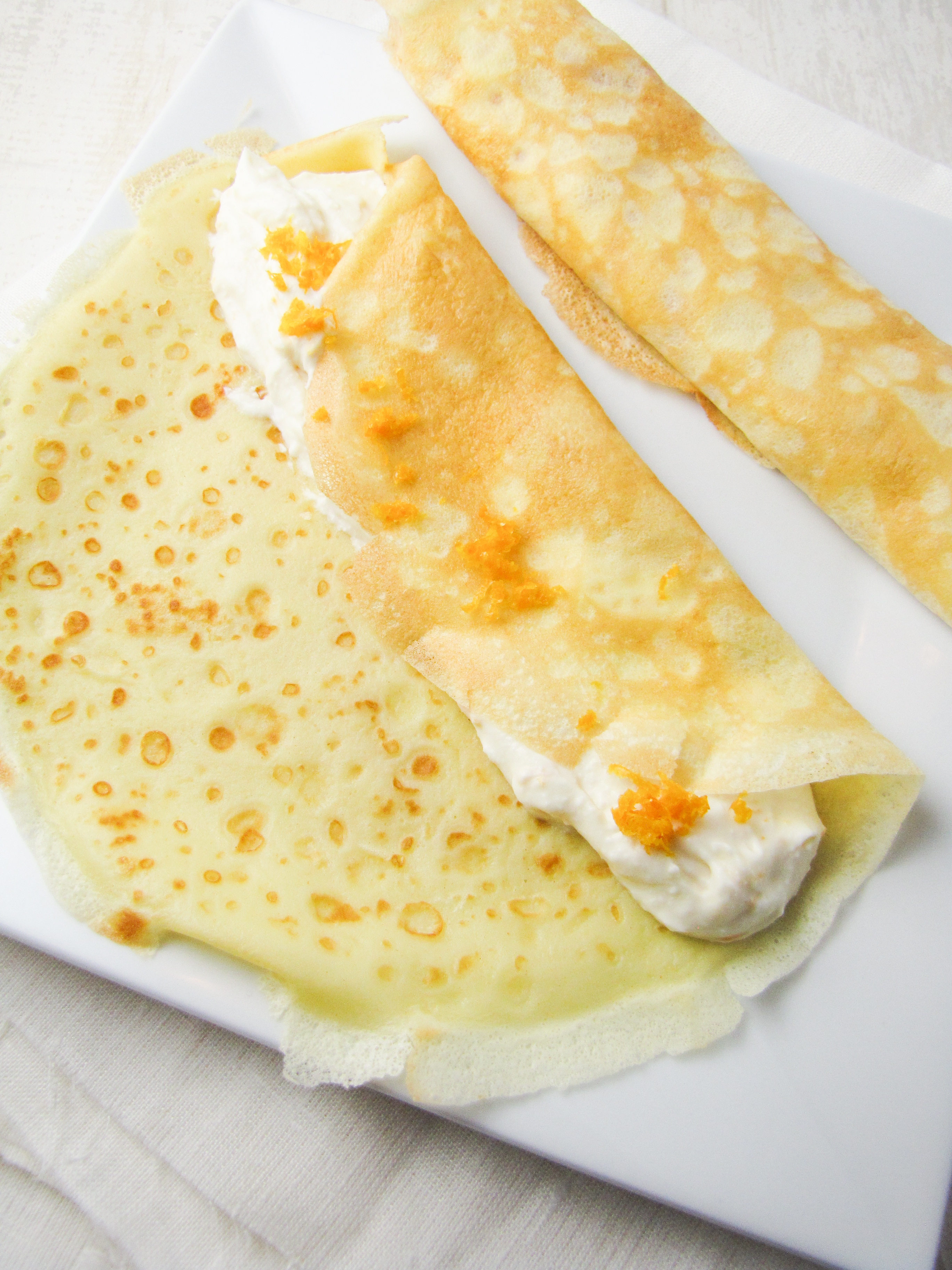 Ricotta and Orange Crespelle {Katie at the Kitchen Door}