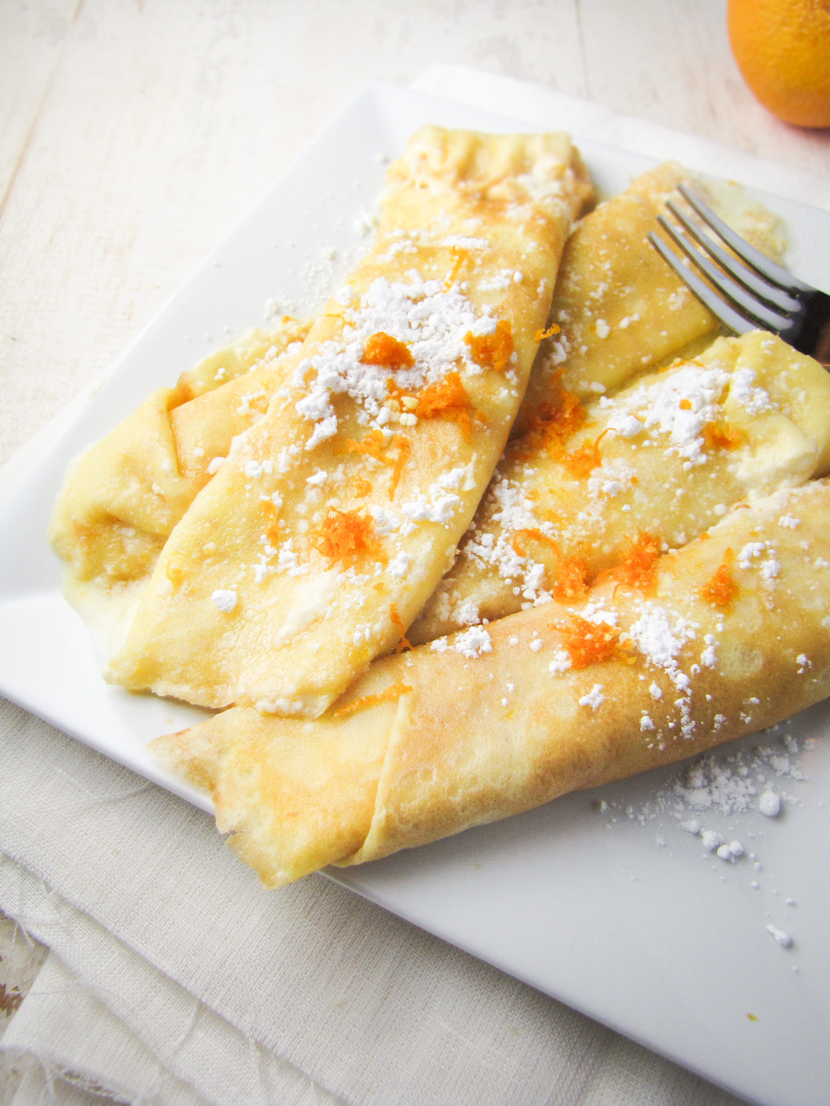 Orange and Ricotta Crespelle