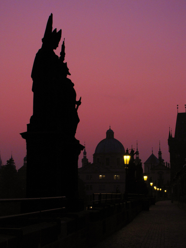 Sunrise at Charles Bridge