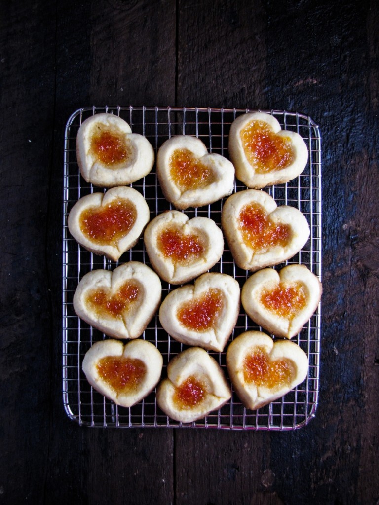 Snowstorm // Grapefruit Jam and GrapefruitGinger Thumbprint Cookies Katie at the Kitchen Door