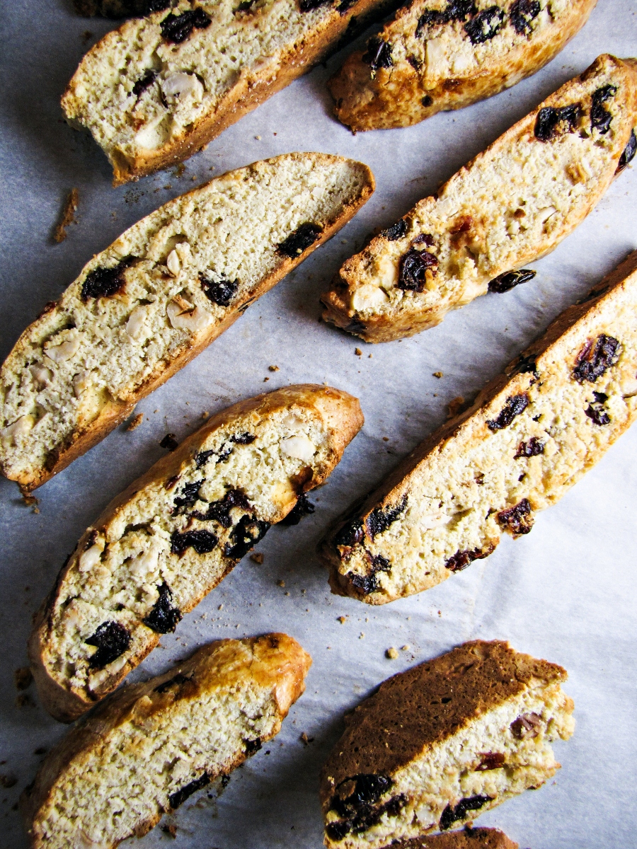 Cherry-Hazelnut Biscotti