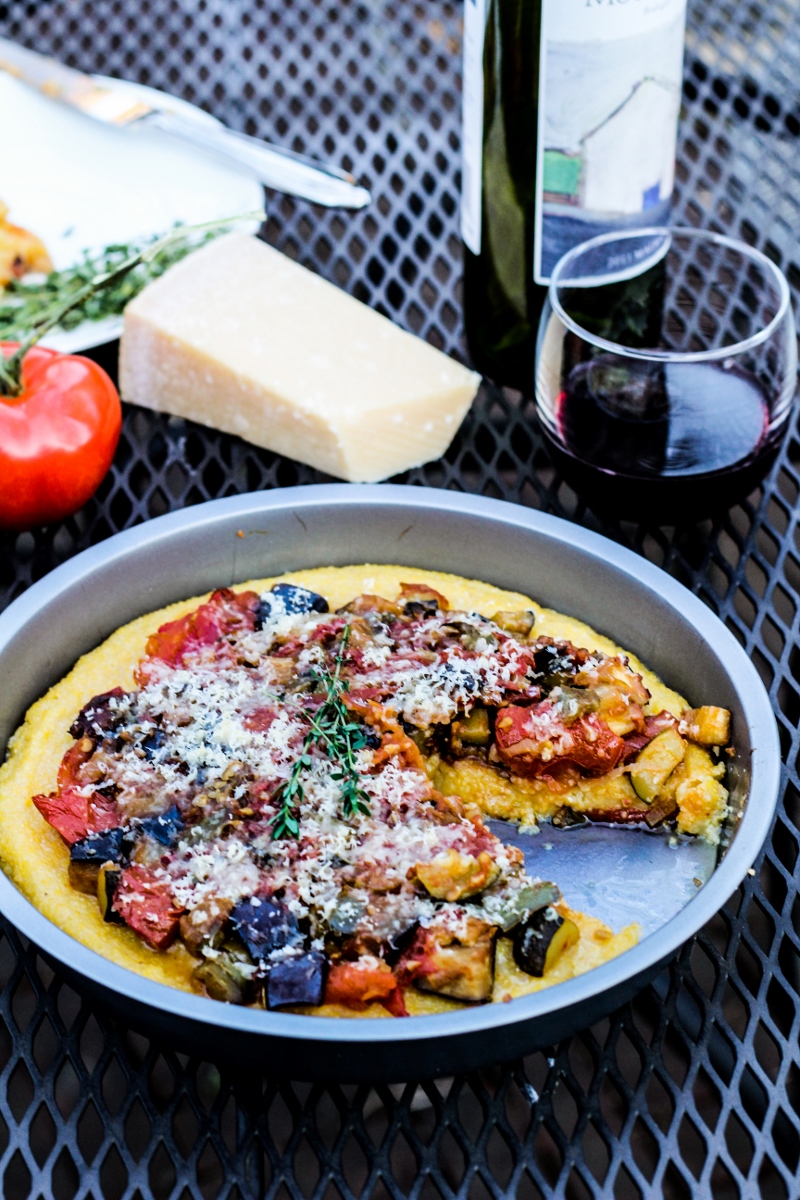 Book Club Home Made Summer Polenta Ratatouille Pizza and A