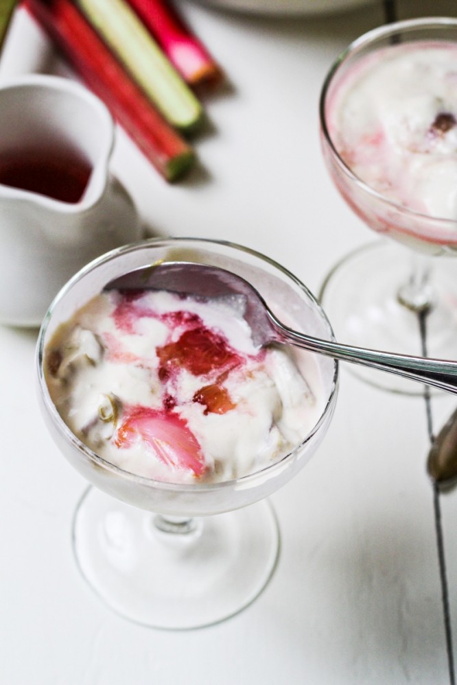 Ingredient of the Week: Rhubarb // Rhubarb Custard Fool - Katie at the ...