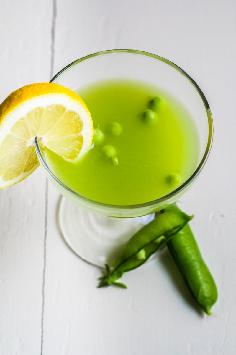 Ingredient of the Week: English Peas // Green Pea Rum Cooler {Katie at the Kitchen Door}