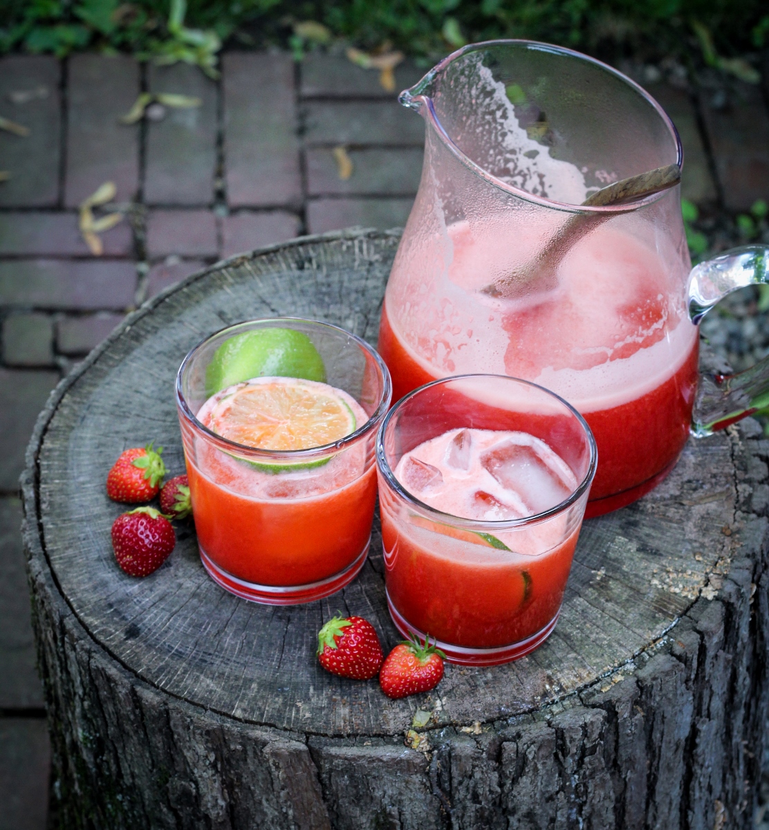 Strawberry Lime Agua Fresca {Katie at the Kitchen Door}