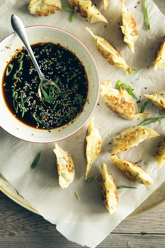 Ingredient of the Week: English Peas // Spring Vegetable Potstickers by The First Mess