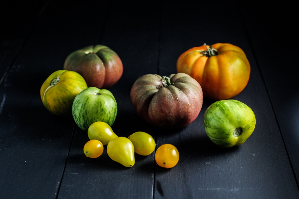 Homegrown Heirloom Tomatoes {Katie at the Kitchen Door}