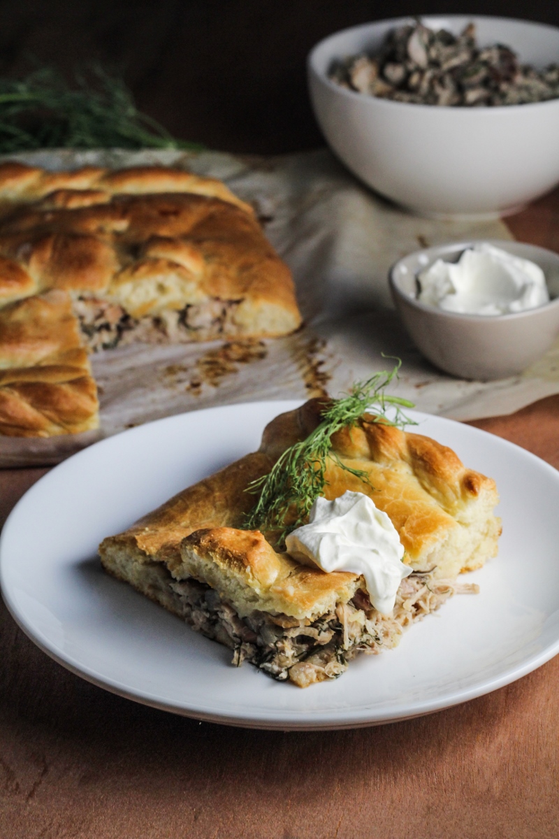 Back to Russia // Russian Mushroom and Rabbit Pie