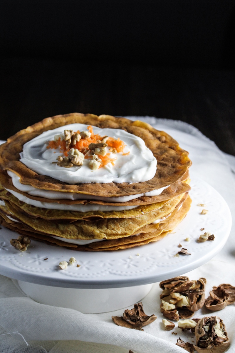 Ingredient of the Week: Carrots // Carrot Cake Crepe Cake