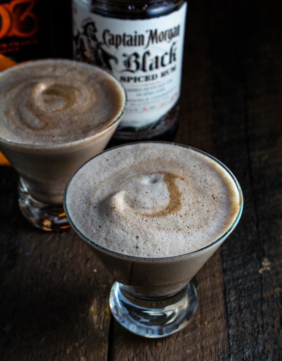 Chocolate-Orange Tom & Jerry #CaptainsTable #ChristmasCocktails