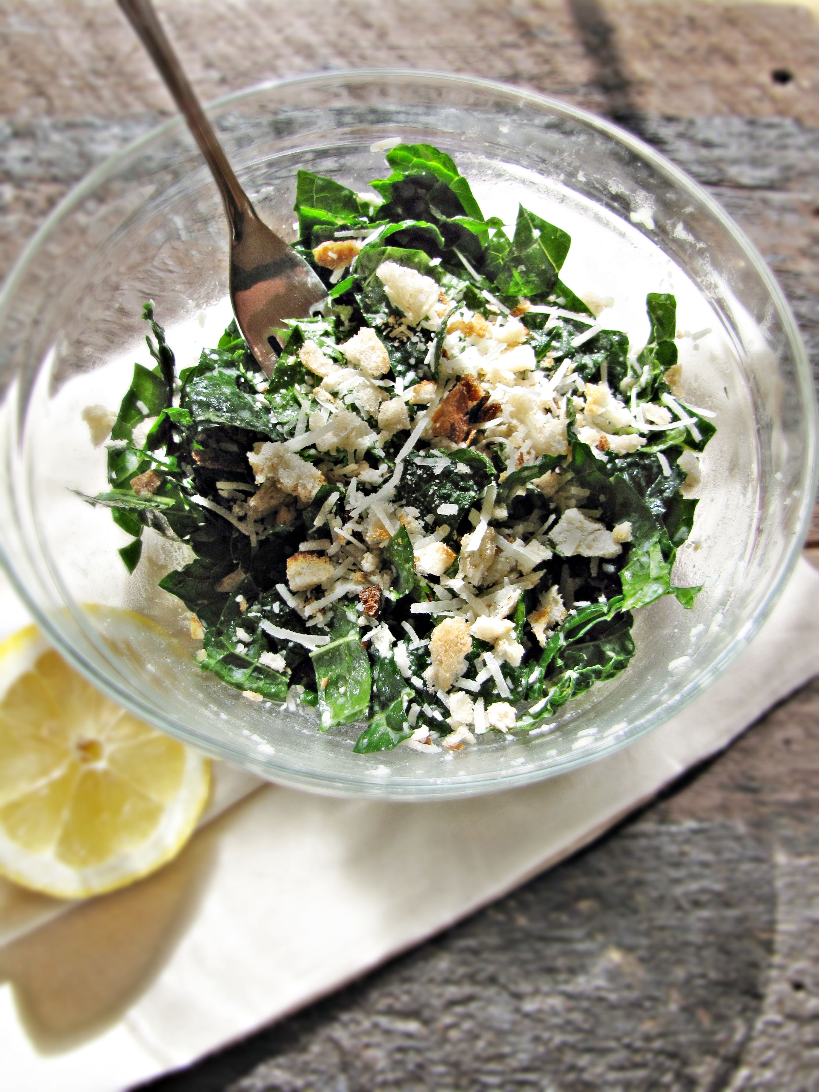 Healthy Winter Recipes - Kale and Pecorino Salad