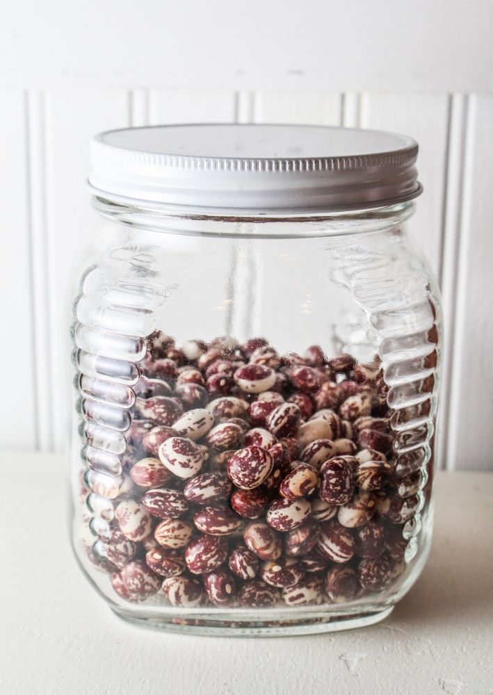 A jar of beans