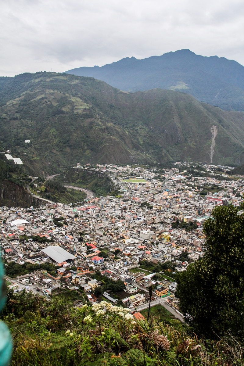 View from El Virgen, Baños, Ecuador {Katie at the Kitchen Door}