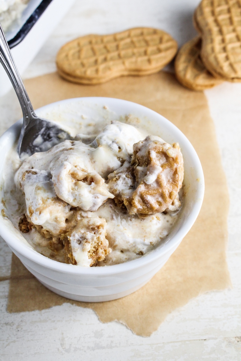 Peanut Butter and Fluff Ice Cream {Katie at the Kitchen Door}