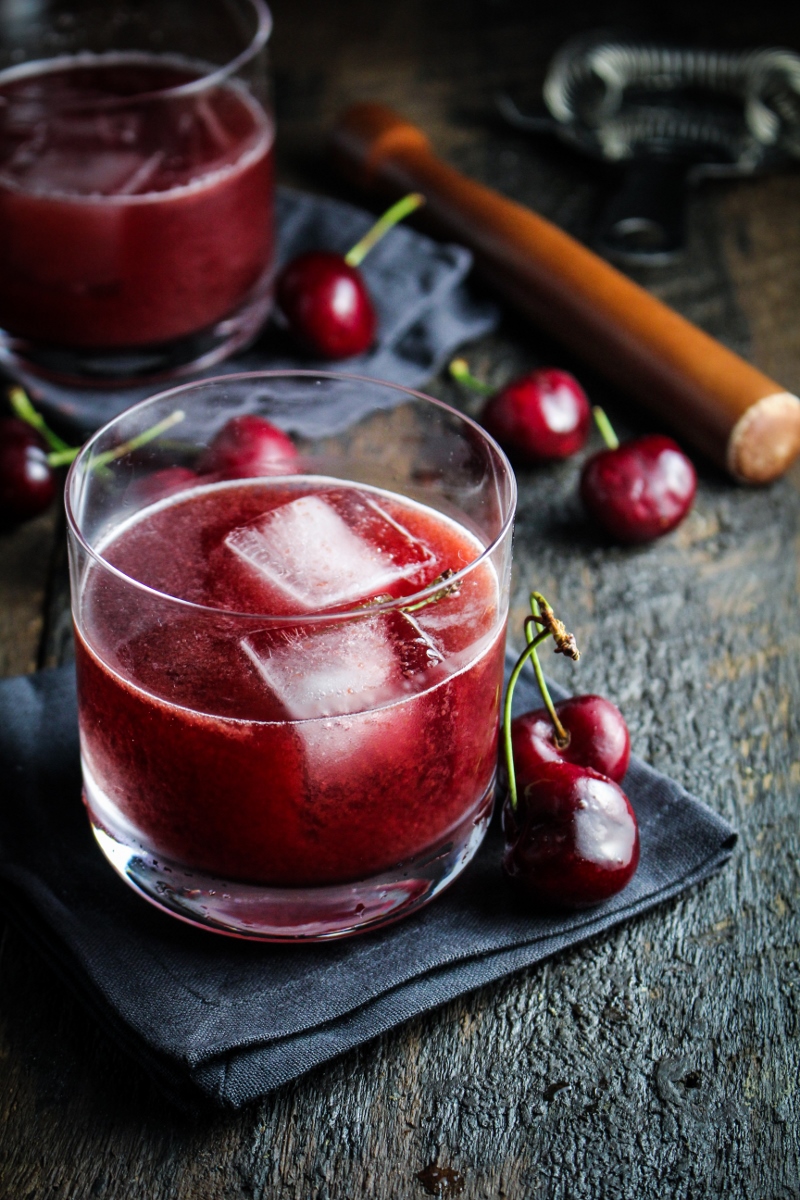 Cherry-Chocolate Bourbon Soda | Refreshing Homemade Soda Recipes Perfect This Summer | soda syrup recipes