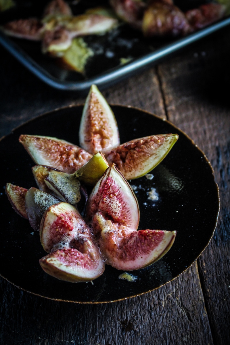 Cinnamon and Honey-Baked Figs with Sweet Ginger Slices {Katie at the Kitchen Door}