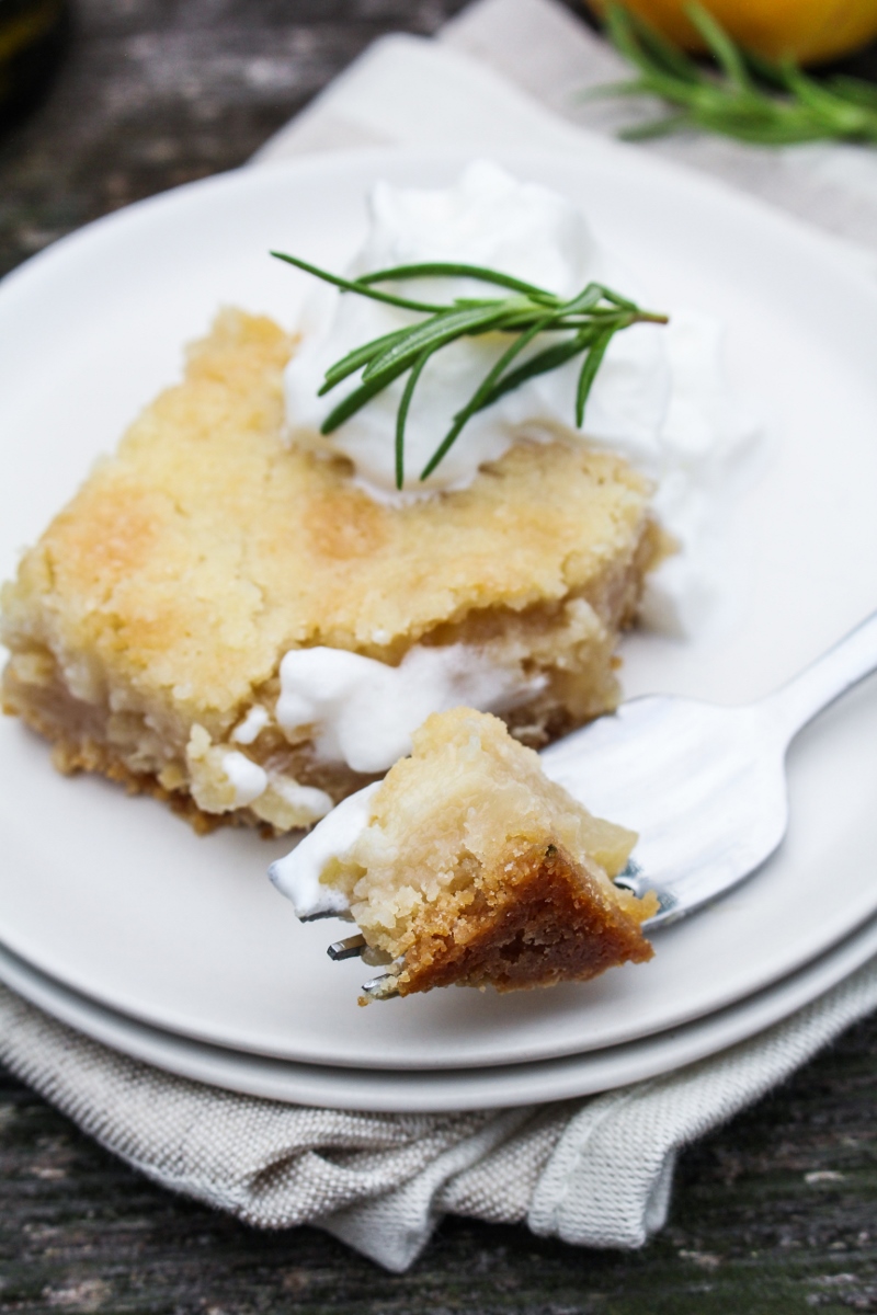 Rosemary Pear Crumble Bars {Katie at the Kitchen Door}