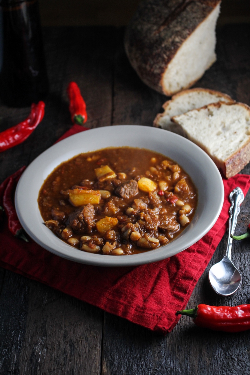 Lamb, Butternut Squash, and White Bean Chili {Katie at the Kitchen Door}