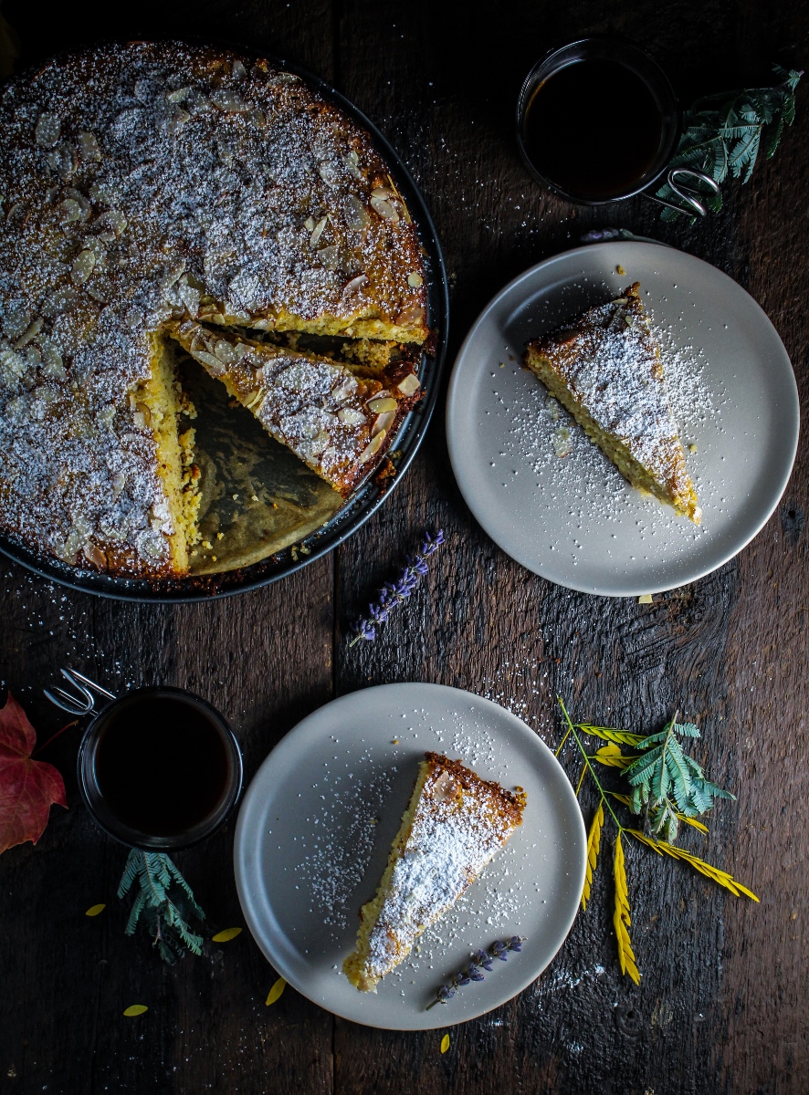 Book Club: Green Kitchen Travels // Ricotta and Polenta Almond Cake