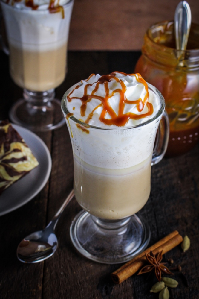 Salted Caramel Chai Latte - Katie at the Kitchen Door