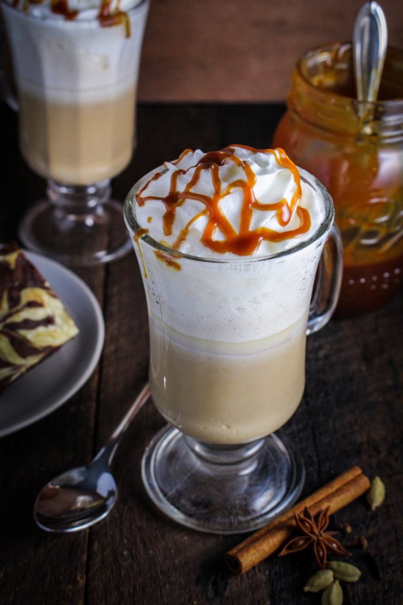 Salted Caramel Chai Latte