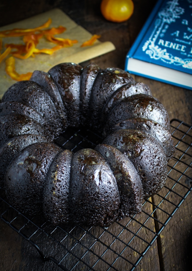Molasses Spice Cake with Candied Orange Peel {Katie at the Kitchen Door}