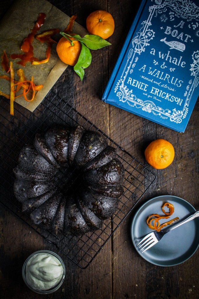 Molasses Spice Cake with Candied Orange Peel {Katie at the Kitchen Door}