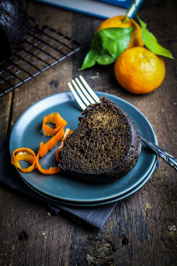 Molasses Spice Cake with Candied Orange Peel {Katie at the Kitchen Door}