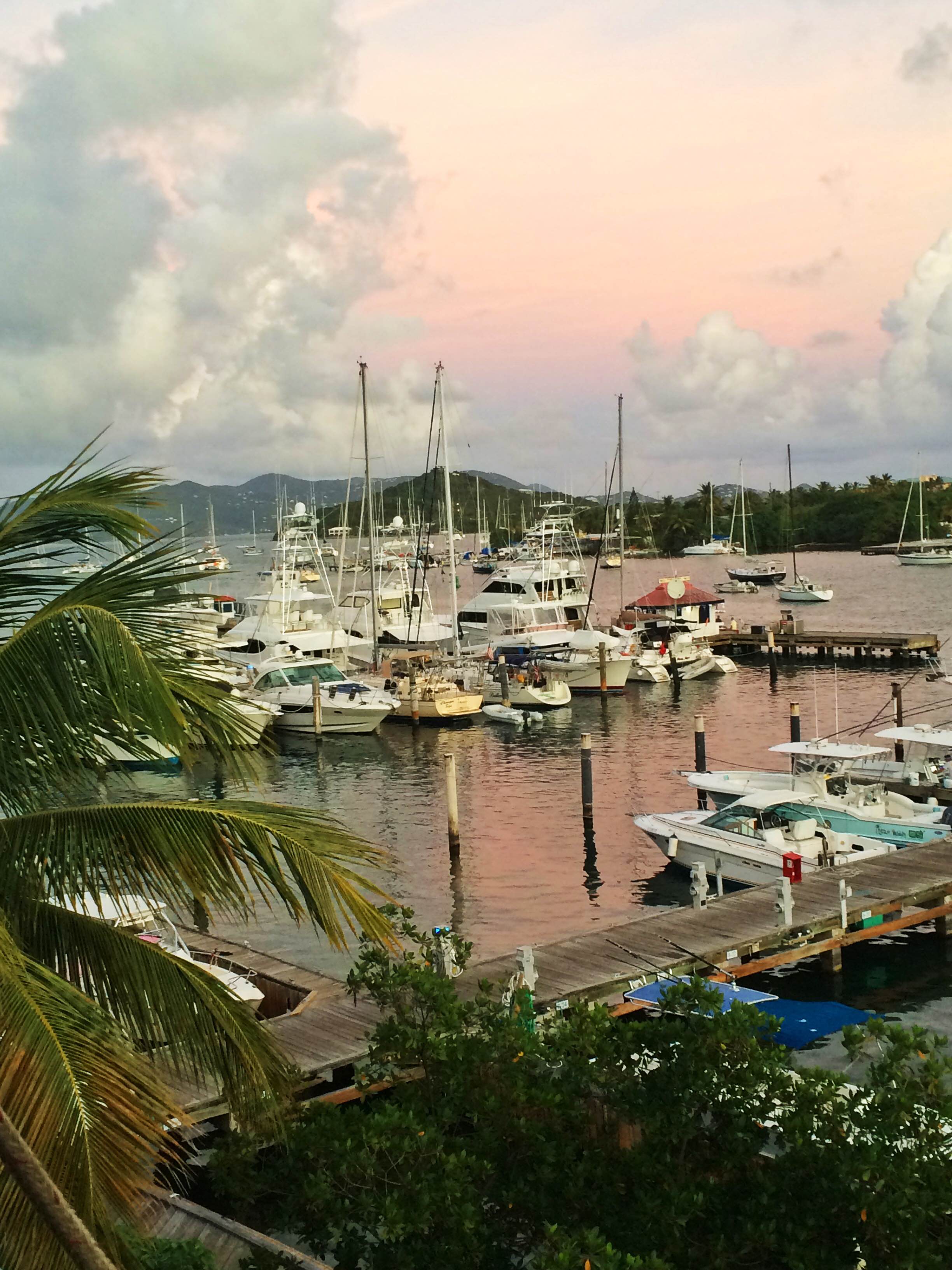 Sunset in Red Hook, St. Thomas - USVI Travelogue {Katie at the Kitchen Door}