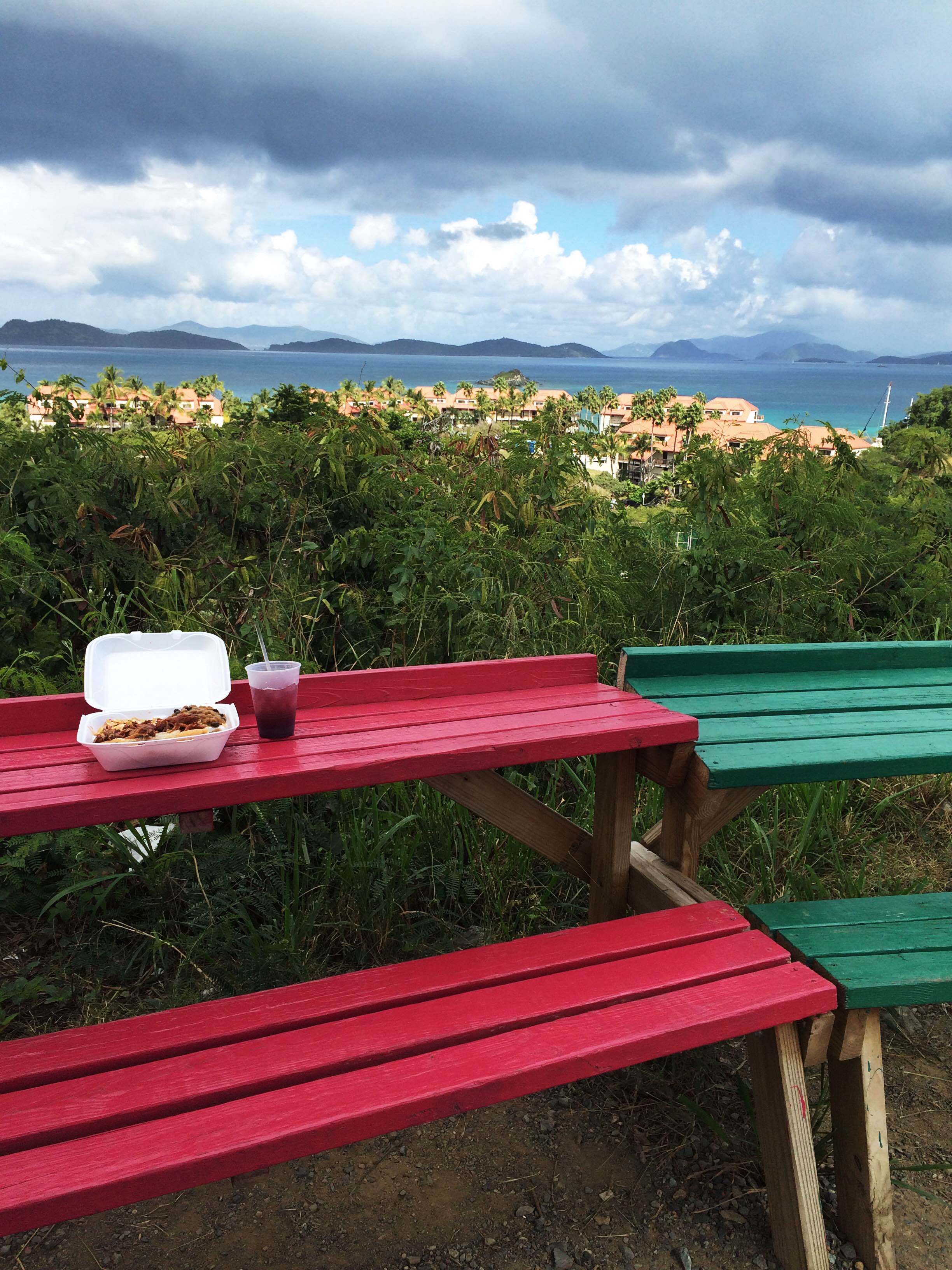 Lunch with a View, St. Thomas - USVI Travelogue {Katie at the Kitchen Door}