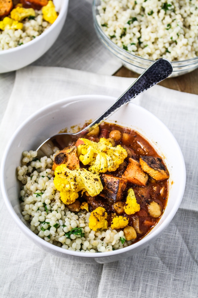 At Home // Middle-Eastern Chickpea and Cauliflower Stew - Katie at the ...