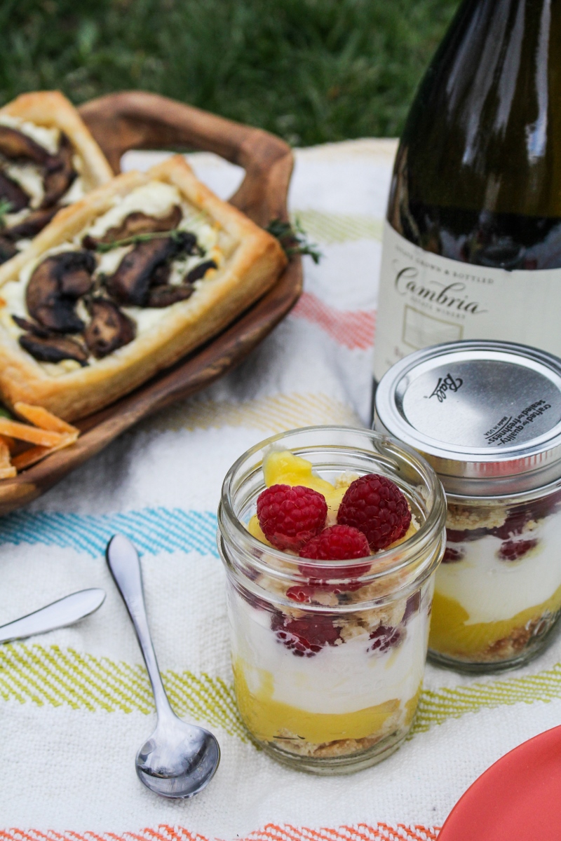 Mini Lemon Curd Trifles - Mother's Day Picnic {Katie at the Kitchen Door}