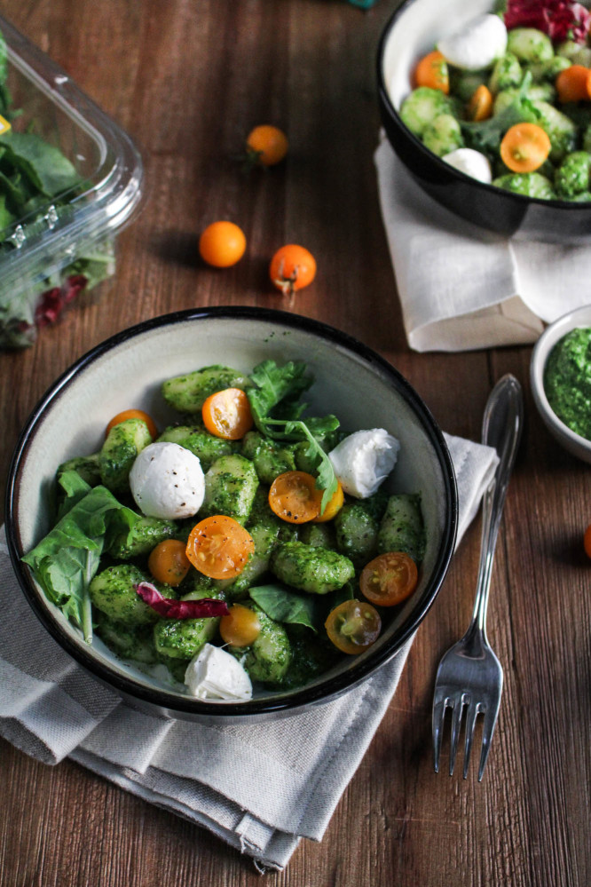 Kale Italia Pesto Gnocchi Katie at the Kitchen Door