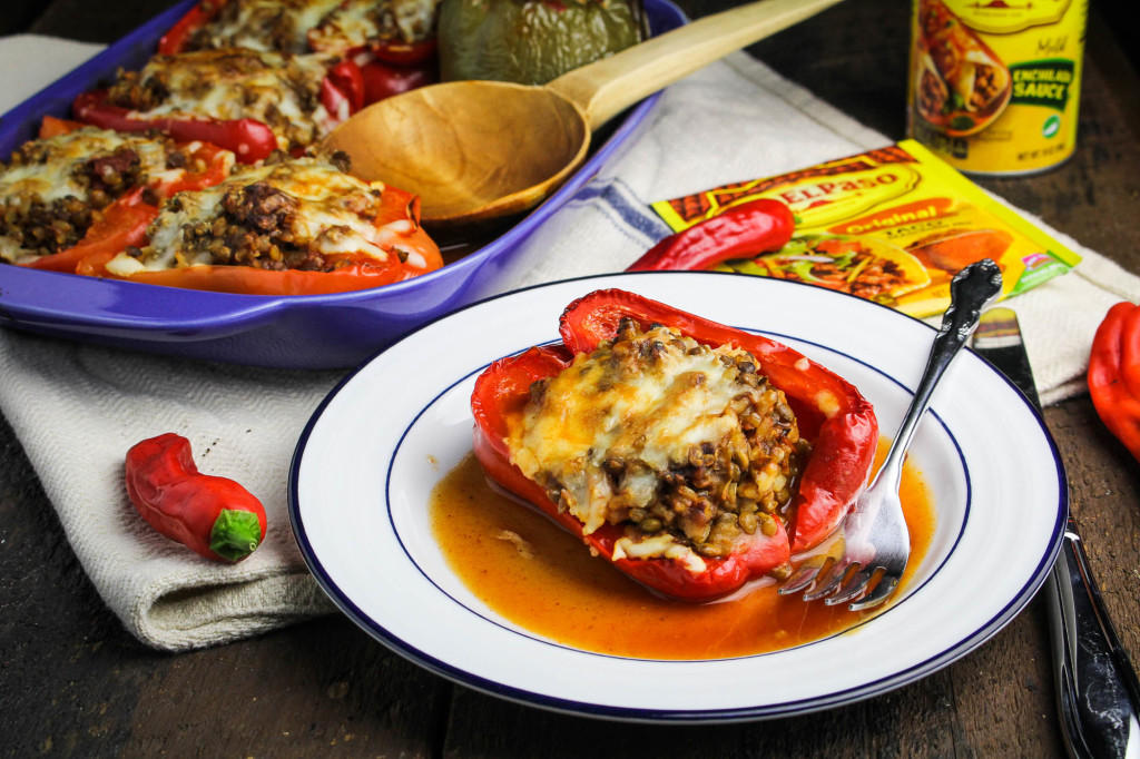 Old El Paso BacktoSchool // EnchiladaStyle Vegetarian Stuffed