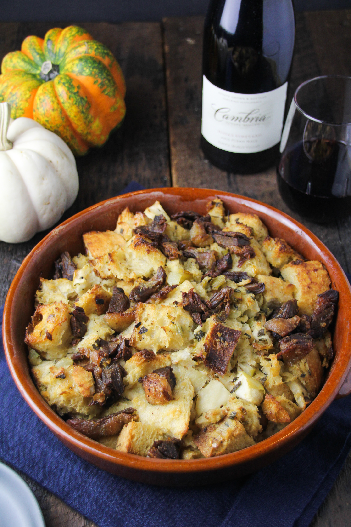 Duck Confit and Apple Stuffing {Katie at the Kitchen Door}