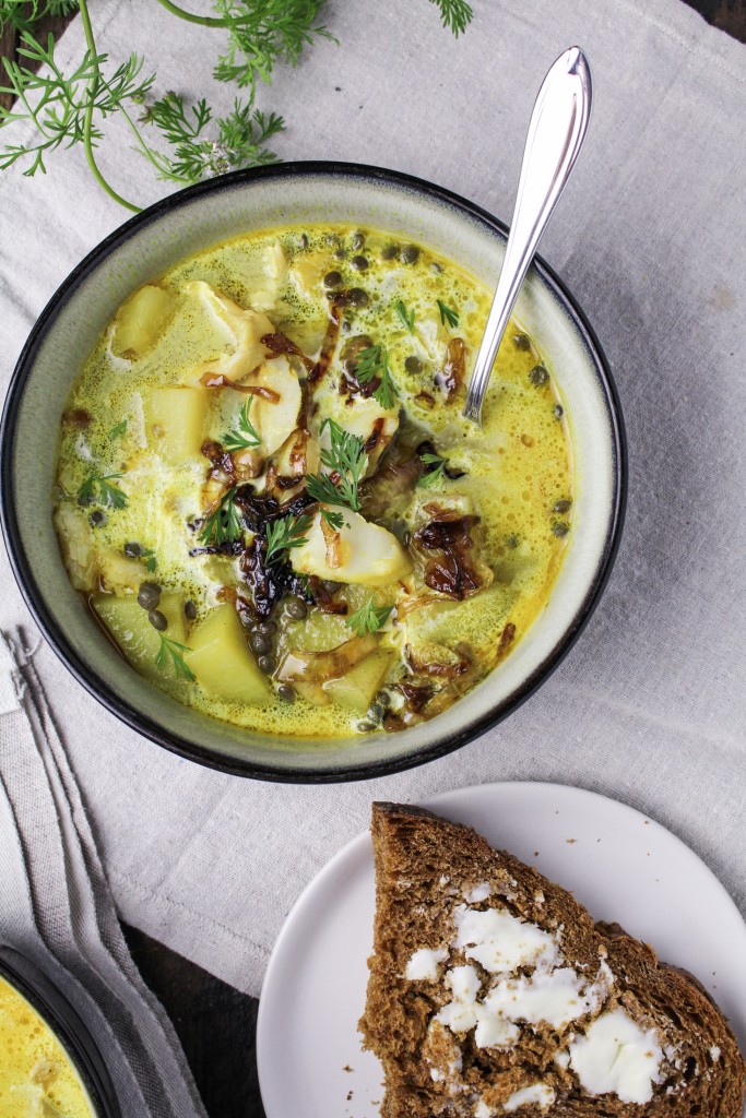 Curried Smoked Whitefish Chowder Katie at the Kitchen Door