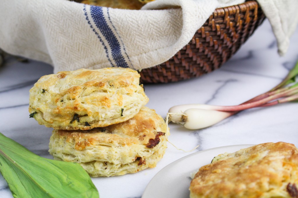 Ramp, Bacon, and Cheddar Buttermilk Biscuits Katie at the Kitchen Door