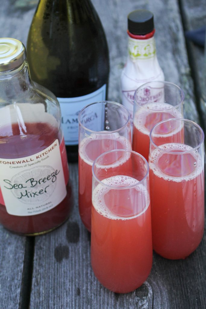 Sea Breeze Mimosas {Katie at the Kitchen Door} #ad