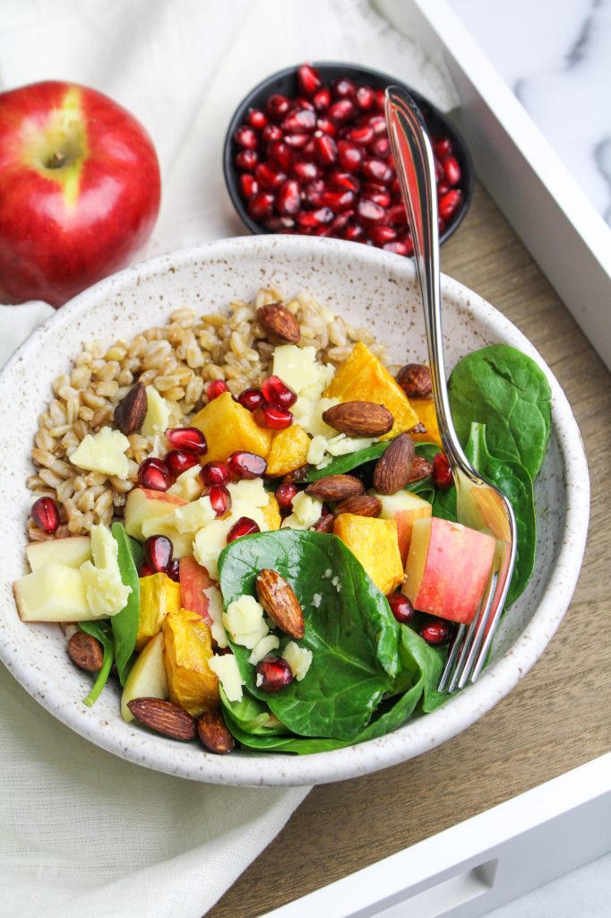Butternut Squash and Apple Buddha Bowl {Katie at the Kitchen Door}